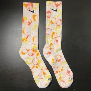 Nike Tie-Dye Socks - Orange & Yellow